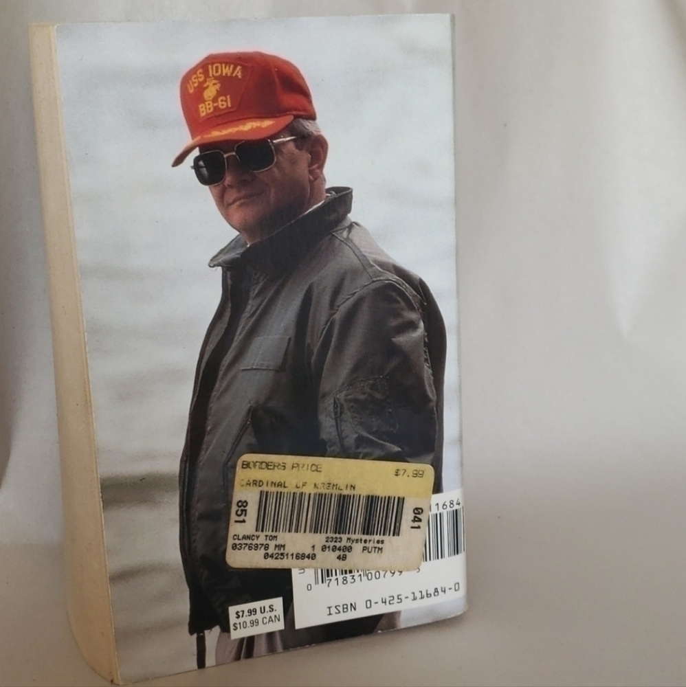 The Cardinal of the Kremlin Paperback Book A Novel by Author Tom Clancy - Picture 2 of 8